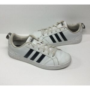 Adidas VS Advantage Running Shoes Womens Size 6 F36746 White Black  Lace Up‎